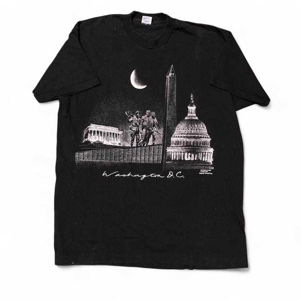 Vintage 90s FOTL Washington DC double sided graphic tee single stitch XL/23